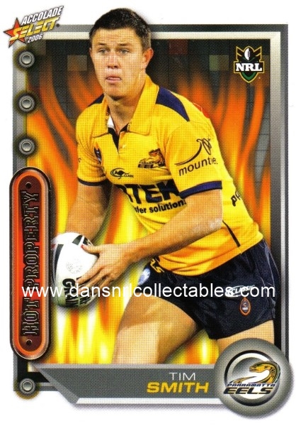 2006 Accolade Hot Property Card, HP 9, Tim Smith, Parramatta Eels | 3826